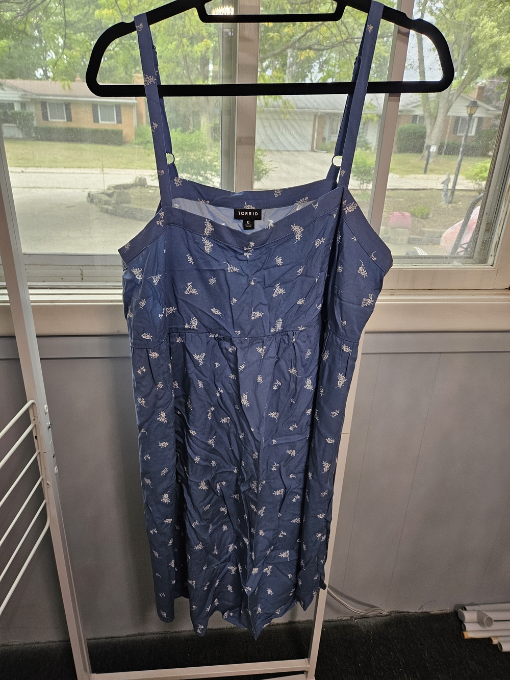 Torrid Blue Floral Sundress